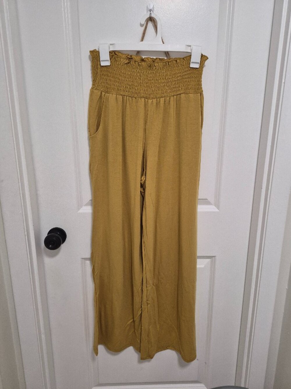 Zenana Pants S-XL Light Mustard